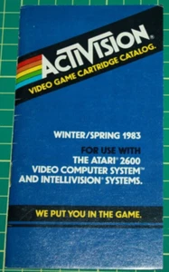 Atari 2600 Game Manual: Activision Video Game Catalog Winter/Spring 1983 - Picture 1 of 2