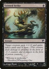 Tainted Strike Scars of Mirrodin NM Black Common MAGIC GATHERING CARD ABUGames
