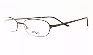 New Modo Eyeglasses 1062 Matte Brown Titanium 49•19•140 With Generic Case - Picture 1 of 10