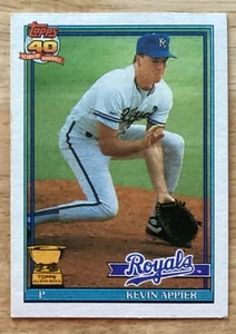 Kevin Appier Rookie 1991 Topps #454 Gold Cup Card Pitcher Royals MLB Baseball - Bild 1 von 2