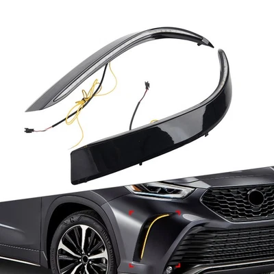 Daytime Running Lights Turn Signal Fog Lamp For Toyota Highlander XSE 2021-2023 - Image 1 of 4