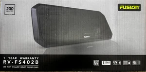 Fusion RV-FS402B Flacher Einbaulautsprecher - 200 W Soundpanel Lautsprecher - Schwarz Single - Bild 1 von 9