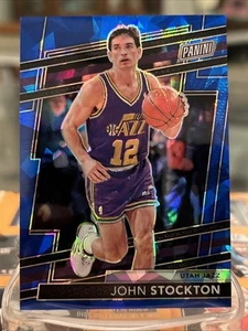 2024 Panini National VIP Gold Packs - John Stockton - #32 Blue Prizm Ice /149 - Bild 1 von 2