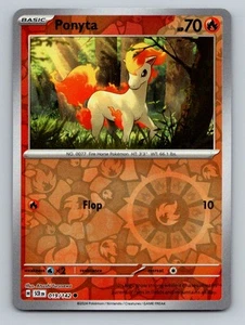 SV07: Stellar Crown #019/142 Ponyta Reverse Holo - Picture 1 of 2