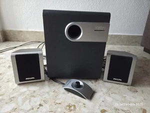 CASSE AUDIO+SUBWOOFER PHILIPS SPA2310/00 IMPIANTO 2.1 - Foto 1 di 3