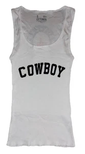 Beyonce Tank Top Women’s S White Rib Official Merch 2025 Cowboy Carter Tour NEW - Picture 1 of 5
