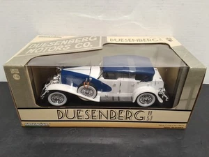GREENLIGHT COLLECTIBLES 1934 Duesenberg Blue/White 1:18 Scale - Picture 1 of 12