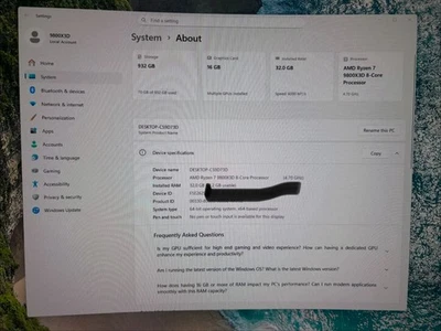 Ordenador gaming Disfraz: Ryzen 9800X3D 32GB Asus B650E-E WIFI 6090XT 16GB Foto 1 de 4