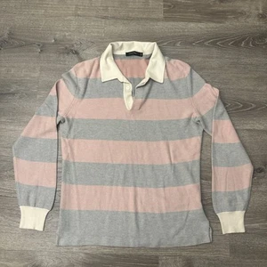 Ermenegildo Zegna gestreifter Polopullover mit Stehkragen Kaschmir-Seidenmischung Herren L/52 - Bild 1 von 9