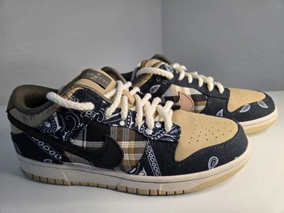 Travis Scott x Nike SB Dunk Low PRM QS Cactus Jack CT5053-001 w/box -extra laces - Image 1 of 4