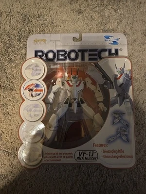 NIP New Robotech / Macross Rick Hunter VF-1J Poseable Figure Toynami 2001 - Image 1 of 4