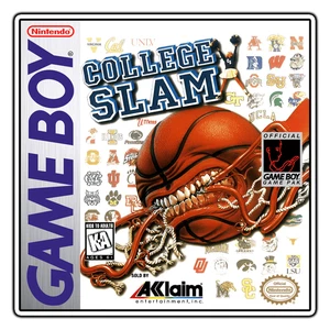 College Slam Game Boy Box Art Sticker Waterproof Vinyl Decal Die-Cut - Picture 1 of 1