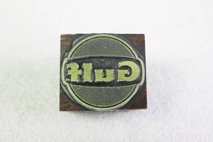 Logotipo tipográfico vintage - Gulf - Gulf Oil Company - Imagen 1 de 5