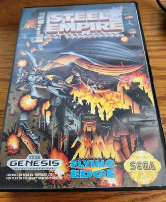 Steel Empire (Sega Genesis, 1992) Complete CIB, Tested, In Very Good Condition! - Image 1 of 4