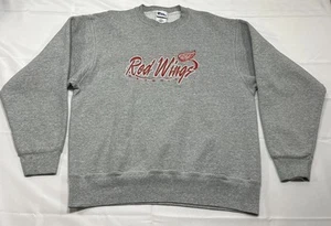 Vtg 90s Detroit Red Wings Sweatshirt Pro Player Crewneck Pullover Size Large - Picture 1 of 7