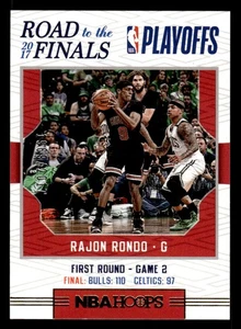 2017-18 Hoops #8 Rajon Rondo Road To the Finals #d /2017! BULLS - Picture 1 of 2