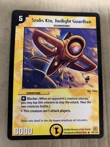 Duel Masters - Szubs Kin, Twilight Guardian 21/110 - RARO - Set base - Foto 1 di 2