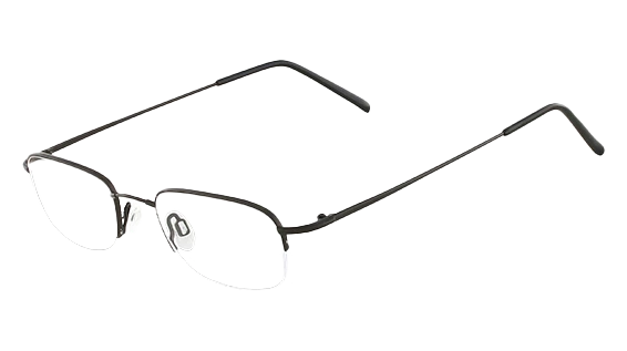 FLEXON FLEXON 607 001 BLACK CHROME 51/20/145 MALE Eyewear Frame - Image 1 of 1