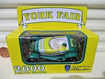 Rosa Blanca Coleccionables Edición Limitada 2000 YORK FAIR PLYMOUTH PROWLER Nu Caja Foto 1 de 4