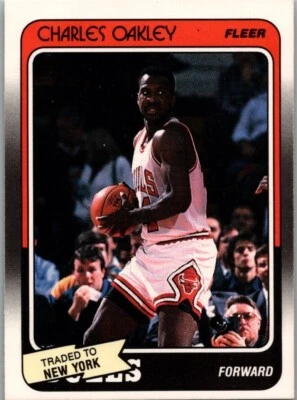 Fleer 1988-89 - Charles Oakley #18 Chicago Bulls New York Knicks Foto 1 de 2