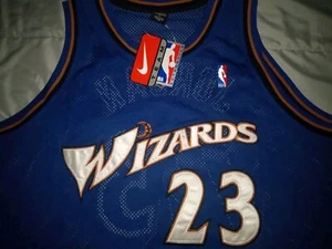 RARE Nike wizards jordan jersey Size XXXL *** PATCH SEWN UPSIDE DOWN*** RETRO OG - Picture 1 of 7