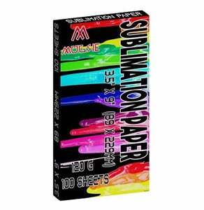 100 Stck. Sublimationspapier für 11 Unzen Kaffeebecher 3,5"" x 9"" für jede Sublimationstinte - Bild 1 von 1