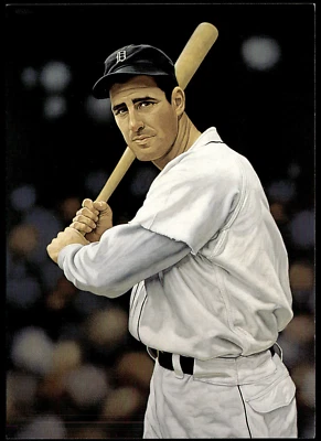 2006 Detroit Tigers Hank Greenberg Painting by Arthur Miller Postcard - Image 1 of 2