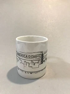 CHICAGO SOUVENIR MUG, cityscape mug, collectible mug, gift her dad, keepsake - Picture 1 of 6