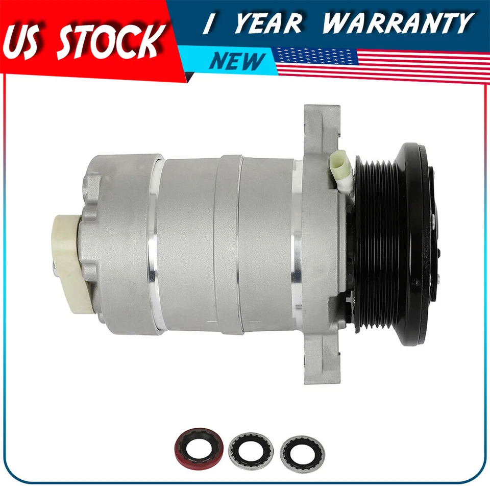 AC Compressor For Cadillac DeVille Eldorado Fleetwood 1989-1990 - Image 1 of 4