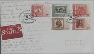 Australia 2009 - Australia's Favourite Stamps (Strip of 3 & Se-Tenant Pair), FDC - Picture 1 of 1