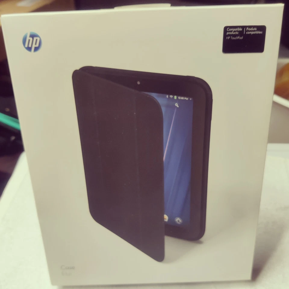 Genuine HP Touchpad Tablet Case Folio Folding FB343AA#AC3 Blk BRAND NEW SEALED - Image 1 of 4