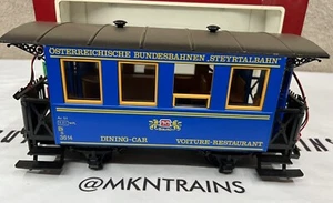 LGB 3013 G Gauge Osterreichische Bundesbahnen Dining Car G Scale LN/Box - Picture 1 of 6