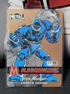 2024 Avengers Metal Universe Planet Metal COBRE ARMADURA Iron Monger/99 - Imagen 1 de 2
