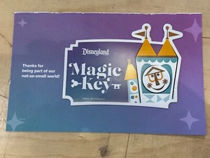 Disneyland Small World Magic Key Magnet Brand New - Picture 1 of 1