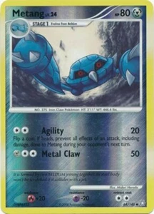 Pokemon - Metang - 64/146 - Uncommon - Reverse Holo - Legenden erwacht - NM - Bild 1 von 1