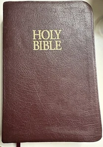 KJV Riesendruck Mitte Säule Referenz Bibel Nelson 896BG Echtleder - Bild 1 von 10