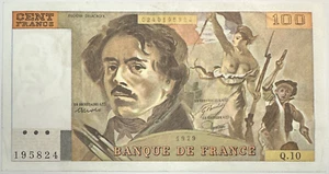 100 FRANCS DELACROIX (1979) Q.10 - Billet de banque // Qualité : TTB+ - Picture 1 of 2