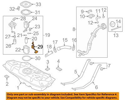 Componentes del sistema de combustible HYUNDAI OEM 12-17 Elantra GT - Sensor de nivel 944602V000 Foto 1 de 2