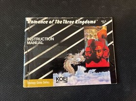 Romance Of The Three Kingdoms NES Manual Only ~~Phoenix Comics NW~~