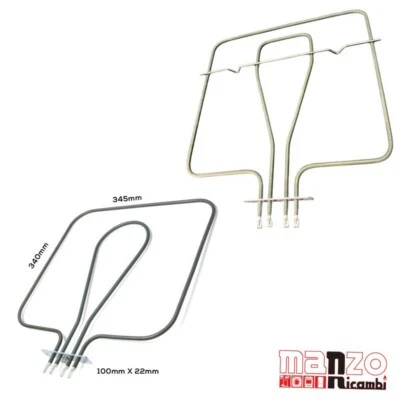 RESISTENZA INFERIORE FORNO CANDY HOOVER 1050/450W 41000114 41020672 91206722 - Immagine 1 di 2