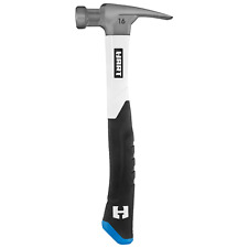  HART 16Oz Fiberglass Handle Hammer, Rip Claw, Magnetic Nail Starter