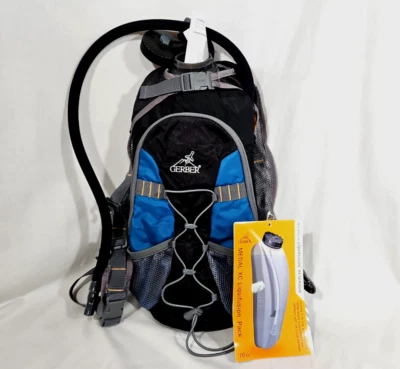 Mochila Gerber Medal XC Hidratación Senderismo NUEVA Azul 70z Depósito Vejiga Ciclismo Foto 1 de 4