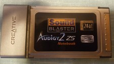 Creative sound blaster Audigy 2 ZS notebook 24-bit advance HD PCMCIA sound card