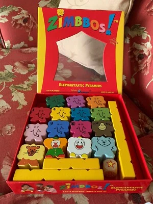 Zimbos Elephantastic Pyramids Ages 3+. Children’s Wooden Toy Gift Game - Image 1 of 2