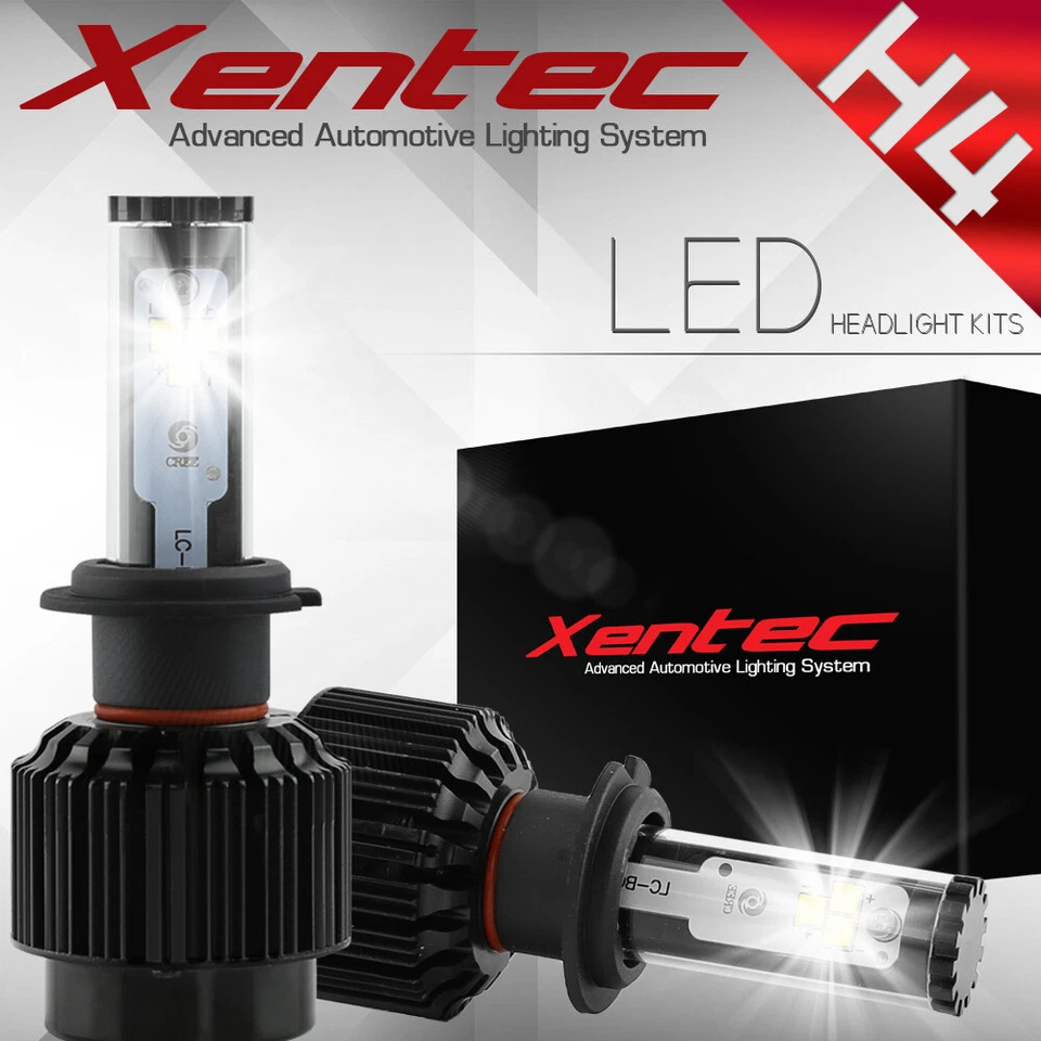 XENTEC LED Headlight kit 488W 48800LM H4 9003 6000K  2004-2009 Suzuki Swift+ - Image 1 of 4