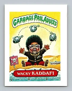 1986 Garbage Pail Adults - Wacky Kaddafi - NM-MT or better - Picture 1 of 2