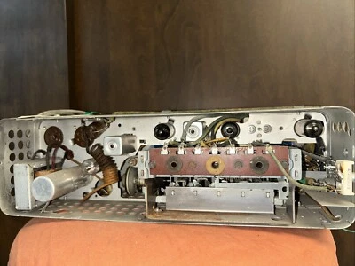 1953-55 Oldsmobile DeLuxe AM Push Button Radio 88 98 Fiesta Delco 983204 982990 - Image 1 of 4