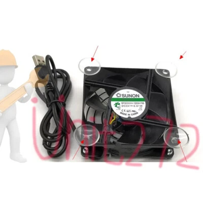 router set top box Tablet Cooler Rack USB fan MF80250V4-1Q03A-F99 5V 80*80*25mm~ - Image 1 of 3