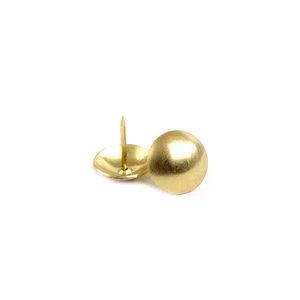 Gama HEICO 1660 Tapicería Decorativa Clavos Tachuelas LATÓN Acabado Cabezal 10.5mm - Imagen 1 de 1