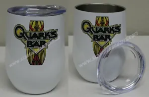 MINT Star Trek: Deep Space Nine QUARK'S BAR Logo INSULATED DRINK TUMBLER w/LID! - Picture 1 of 4